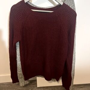 Burgundy Knit